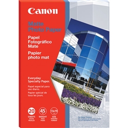 Canon Photo Paper (Matte) for Inkjet MP101 13" x 19" - 20 Sheets - 7981A011 