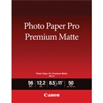 Canon Photo Paper Pro Premium Matte PM-101 8.5" x 11" - 50 Sheets - 8657B004