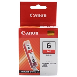 Canon BCI6R ( BCI-6R ) ( 8891A003 ) OEM Red Inkjet Cartridge