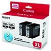 Canon PGI1200XLBK ( PGI-1200XLBK ) ( 9183B007 ) OEM Black High Yield Inkjet Cartridge (Twin Pack)