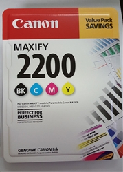 Canon PGI2200XLCOMBO ( PGI-2200XLCOMBO ) ( 9255B010 ) OEM Black & Colour Combo Pack