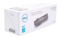 Dell 593-BBOT ( Ctg# WG4T0 ) ( Mfg# RX3MD ) OEM Cyan Laser Toner Cartridge