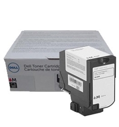 Dell 593-BBXV ( Ctg# K83JD )( Mfg# FX2XC ) OEM "Return Program" Magenta Toner Cartridge