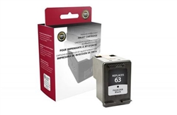 Clover Imaging 118130 ( HP 63 ) ( F6U62AN ) Remanufactured Black Inkjet Cartridge