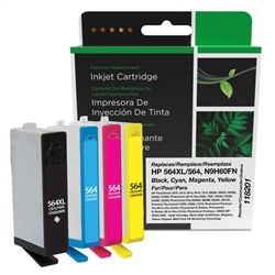 Clover Imaging 118201 ( HP 564 XL ) Compatible InkJet Cartridge Multipack includes Cyan, Magenta and Yellow