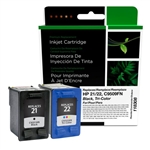 Clover Imaging 118308 ( HP 21 / 22 ) ( C9509BN ) Remanufactured Black and Colour Combo Pack