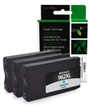 Clover Imaging 118323 ( HP 962XL ) ( 3JB36BN ) Remanufactured Colour Combo Pack includes Cyan, Magenta and Yellow
