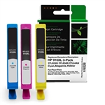Clover Imaging 118325 ( HP 910XL ) ( 3YM86BN ) Remanufactured Colour Combo Pack includes Cyan, Magenta and Yellow