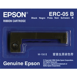 Epson ERC05B ( ERC-05B ) OEM Black Printer Ribbon designed for the Epson 150 II / EC 7000 / ERC-05 / M 150 II point-of-sale printers
