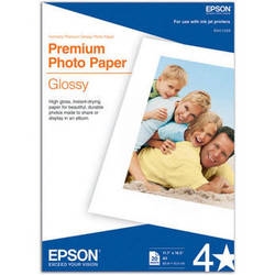 Epson Premium Glossy Photo Paper for Inkjet 11.7" x 16.5" (A3) - 20 Sheets - S041288