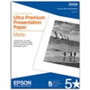 Epson Ultra Premium Presentation Paper for Inkjet 8.5" x 11" (Letter) - 50 sheets - S041341