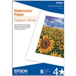Epson Watercolor Paper Radiant White for Inkjet 13" x 19" (Super-B) - 20 Sheets - s041351