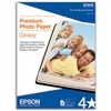 Epson Premium Glossy Photo Paper for Inkjet 5" x 7" Borderless - 20 Sheets - S041464