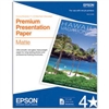 Epson Matte Paper Heavyweight for Inkjet 11" x 14" Borderless - 50 Sheets - S041468