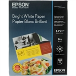 Epson Bright White Paper 8.5" x 11" - 500 Sheets - S041586