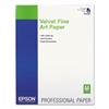 Epson Velvet Fine Art Paper for Inkjet 17" x 22" (C) - 25 Sheets - S042097