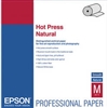 Epson Hot Press Natural Smooth Matte Archival Paper 17" x 50' Roll - S042323