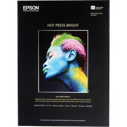 Epson Hot Press Bright Smooth Matte Paper 13" x 19" - 25 Sheets - S042330