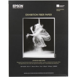 Epson Exhibition Fiber Paper for Inkjet 8.5" x 11" (Letter) - 25 Sheets - S045033