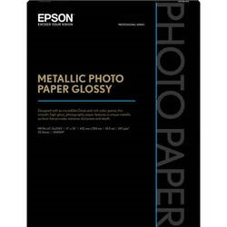 Epson Metallic Photo Paper Glossy 17" x 22" - 25 Sheets - S045591