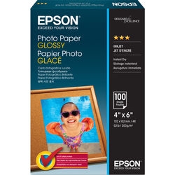 Epson Value Photo Paper Glossy 4" x 6" - 100 Sheets - S400034