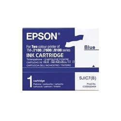 Epson SJIC7 OEM Blue Ink Cartridge for the Epson TM-J9100