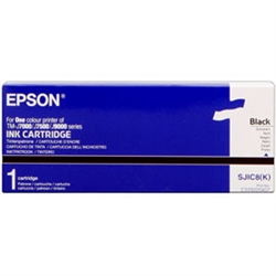 Epson SJIC8 OEM Black Ink Cartridge for the Epson TM-J7000/J9000 Inkjet POS
