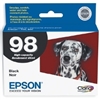 Epson 98 ( T098120 ) OEM Black High Yield Inkjet Cartridges for the Epson Artisan 700 / 800 InkJet Printers