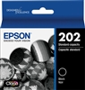 Epson 202 ( T202120 ) OEM Black Inkjet Cartridge for the XP-5100 / WF-2860 Printers