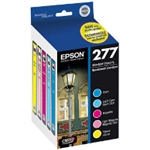 Epson 277 ( T277920 ) OEM Colour Combo Pack includes Cyan, Magenta, Yellow, Light Cyan and Light Magenta for the Epson Expression Photo XP-850 Small-in-One InkJet Printers