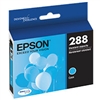 Epson 288 ( T288220 ) OEM Cyan Inkjet Cartridge for the Epson Expression Home XP-330 / XP-430 / XP-434 Small-in-One inkjet printers