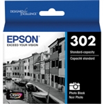 Epson 302 ( T302120 ) OEM Photo Black Ink Cartridge for the Expression Premium XP-6000