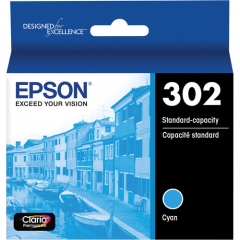 Epson 302 ( T302220 ) OEM Cyan Ink Cartridge for the Expression Premium XP-6000
