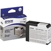 Epson T5809 ( T580900 ) OEM Light Light Black Inkjet Cartridge for the Epson Stylus Pro 3800 InkJet Printers<br>Yield: 80 ml
