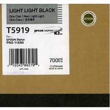 Epson T5919 ( T591900 ) OEM Light Light Black Inkjet Cartridge for the Stylus Pro 11880 <br>Yield: 700ml