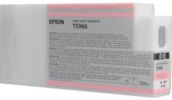 Epson T5966 ( T596600 ) OEM Vivid Light Magenta Inkjet Cartridge for the Epson Stylus Pro 7900 InkJet Printers<br>Yield: 350 ml