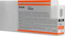 Epson T596A ( T596A00 ) OEM Orange Inkjet Cartridge for the Epson Stylus Pro 7900 InkJet Printers<br>Yield: 350 ml