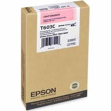 Epson T603C ( T603C00 ) OEM Light Magenta Inkjet Cartridge for the Epson Stylus Pro 7800 / 7880 / 9800 / 9880 inkjet printers