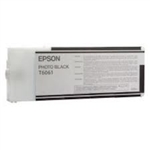 Epson T6061 ( T606100 ) OEM Photo Black Inkjet Cartridge for the Epson Stylus Pro 4800 inkjet printers (220 ml of ink)