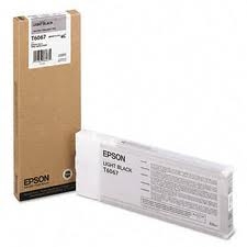 Epson T6067 ( T606700 ) OEM Light Black Inkjet Cartridge for the Epson Stylus Pro 4800 inkjet printers (220 ml of ink)