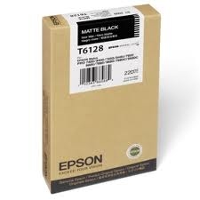 Epson T6128 ( T612800 ) OEM Matte Black Inkjet Cartridge for the Epson Stylus Pro 7800 / Pro 9800 inkjet printers (110 ml of ink)