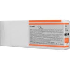 Epson T636A ( T636A00 ) OEM Orange Inkjet Cartridge for the Epson Stylus Pro 7900 / 9900 inkjet printers