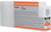 Epson T642A ( T642A00 ) OEM Orange Inkjet Cartridge for the Epson Stylus Pro 7900/9900 Printers<br>Yield: 150 ml