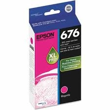 Epson 676XL ( T676XL320 ) OEM Magenta High Yield Inkjet Cartridge for the Epson WorkForce Pro WP-4020 InkJet Printers