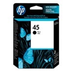 HP 45 ( 51645A ) OEM Black Inkjet Cartridge; 930 Pgs