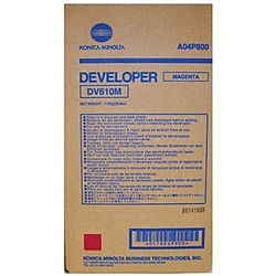 Konica Minolta DV-610M ( DV610M ) ( A04P800 ) OEM Magenta Developer