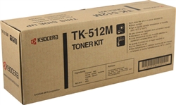 Kyocera Mita TK-512M ( TK512 ) ( 1T02F3BUS0 ) OEM Magenta Laser Toner Cartridge