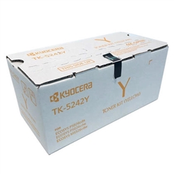 Kyocera Mita TK-5242Y ( TK5242Y ) OEM Yellow Laser Toner Cartridge