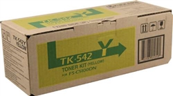 Kyocera Mita TK-542Y ( TK542Y ) ( 1T02HLAUS0 ) OEM Yellow Laser Toner Cartridge