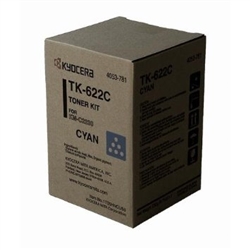 Kyocera Mita TK-622C ( TK622C ) ( 1T05HNCUSO ) OEM Cyan Laser Toner Cartridge